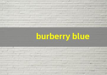 burberry blue